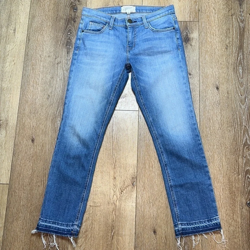 Current/Elliott The Cropped Straight in Vintage Gunpowder with Realeased Hem 25